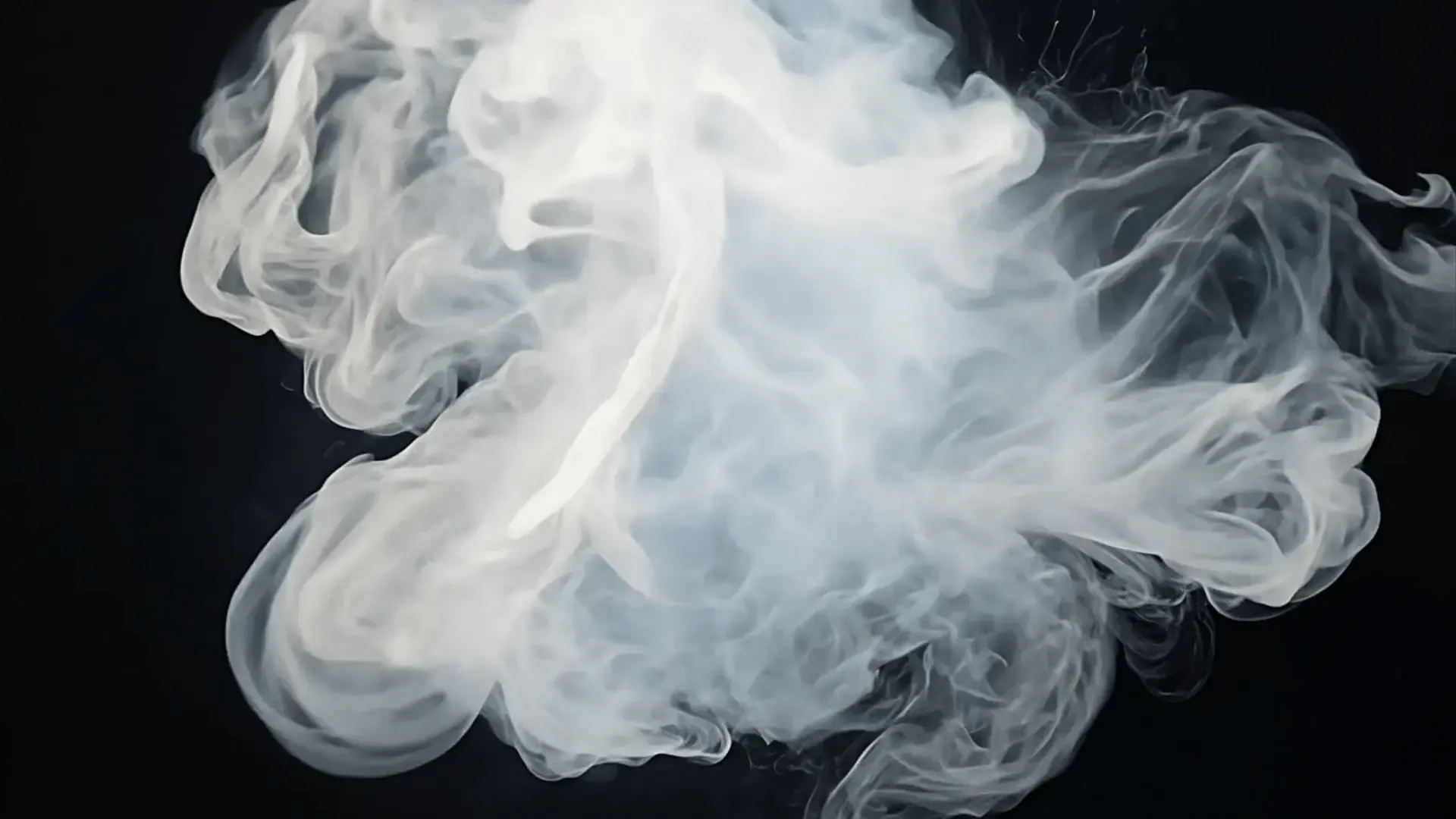 Smoke Swirl Particle Element Overlay for Title Animations